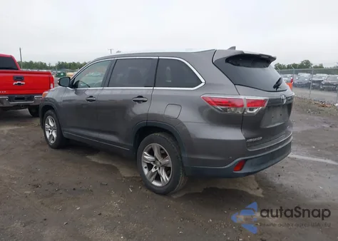 2015 Toyota Highlander Limited V6 z USA, uszkodzony, nr VIN 5TDYKRFH6FS046677